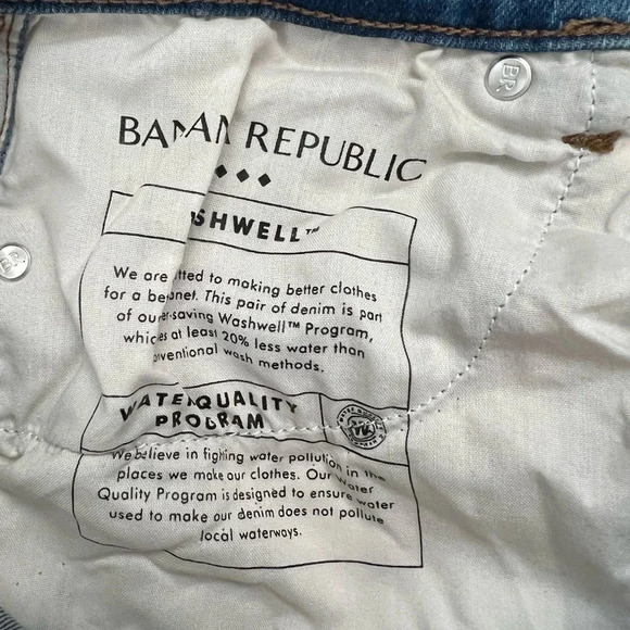 Banana Republic Classic Bootcut Jeans Women's Sz 28/6 Low Rise Light Wash Denim - Picture 5 of 8